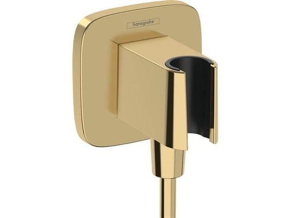 Slangeudtag FixFit Q m/holder, pol. guld