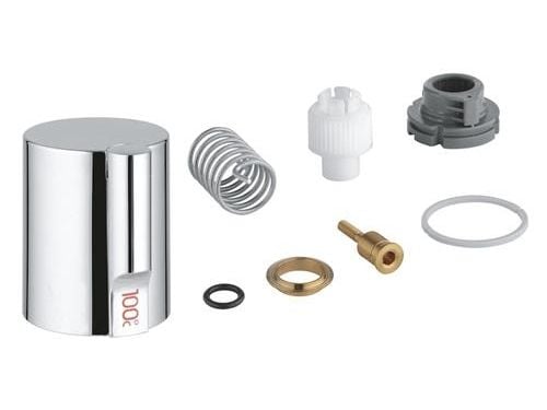 Grohe Punainen kahva kromattu - 46677000