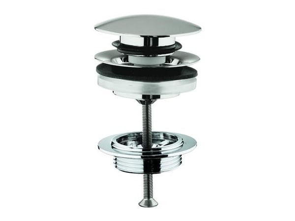 Grohe Push Up 1 1/4" bundventil i Supersteel