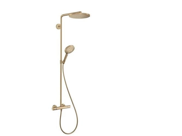 hansGrohe Raindance Select S Showerpipe PowderRain børstet bronze