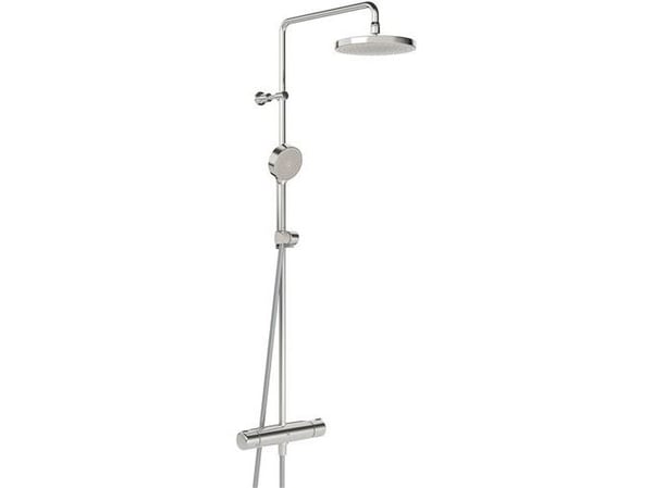 Oras Rainshower brusesystem med termostatbatteri, Ø200 mm hovedbruser &amp; Ø95 mm håndbruser