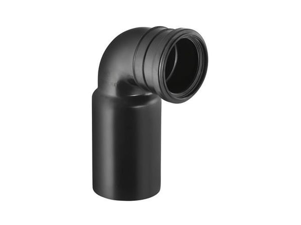 Geberit toiletbøjning 90° - t/Duofix t/fritst væg 366.061.16.1