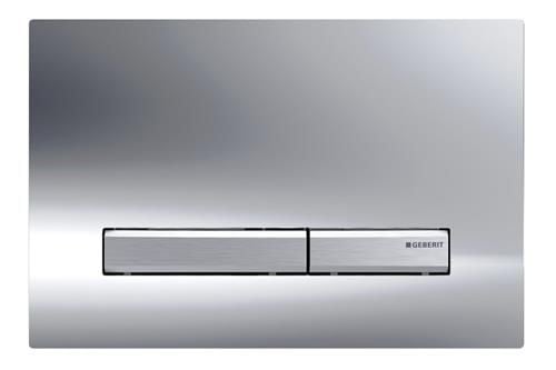 Geberit ohjauslevy Sigma50 - kaksoishuuhtelu kromattu kromattu