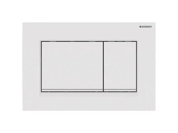 Geberit 115.883.11.1, Skylleplate, Hvit, Geberit, 246 mm, 12 mm, 164 mm