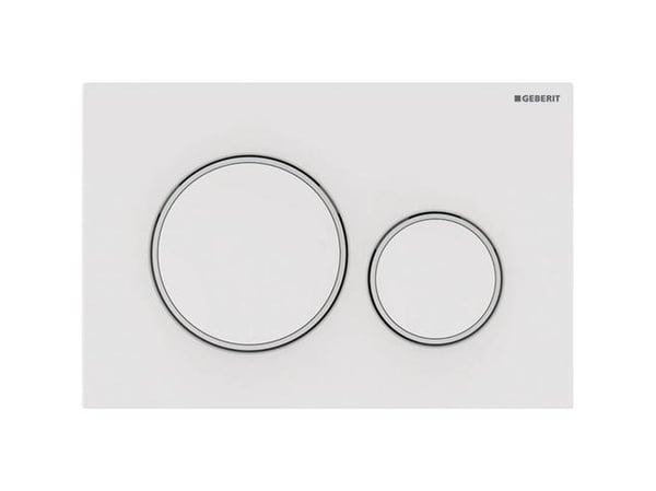 Geberit 115.882.11.1, Skylleplate, Hvit, Geberit, 246 mm, 12 mm, 164 mm