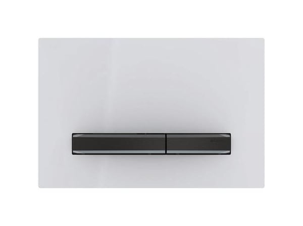 Geberit 115.671.11.2, Skylleplate, Sort, Hvit, Kromfarget, Geberit, 246 mm, 13 mm, 164 mm