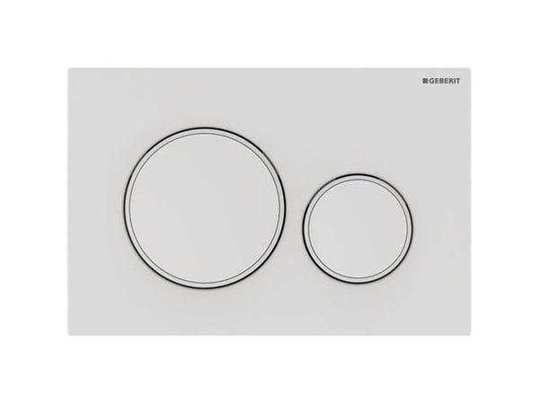 Geberit 115.882.01.1, Skylleplate, Hvit, Geberit, 246 mm, 12 mm, 164 mm
