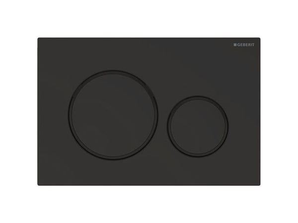 Geberit 115.882.16.1, Skylleplate, Sort, Rød, Geberit, 246 mm, 12 mm, 164 mm
