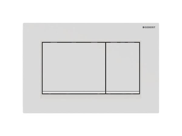 Geberit 115.883.01.1, Skylleplate, Hvit, Geberit, 246 mm, 12 mm, 164 mm