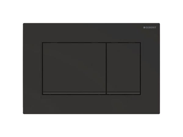 Geberit 115.883.16.1, Skylleplate, Sort, Rød, Geberit, 246 mm, 12 mm, 164 mm