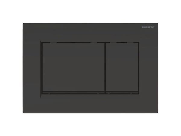 Geberit 115.883.DW.1, Flush plate, Sort, Geberit, 246 mm, 12 mm, 164 mm