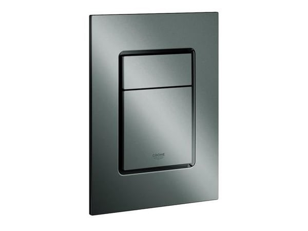Grohe Skate Cosmop. Betj.plade - Str. S, 2-skyls betjening, hard graphite 37535A00
