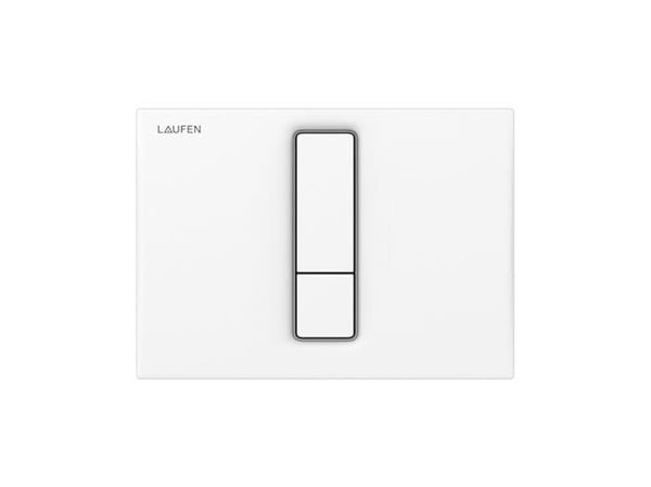 Laufen LIS AW101 betjeningsplade med duoskyl hvid