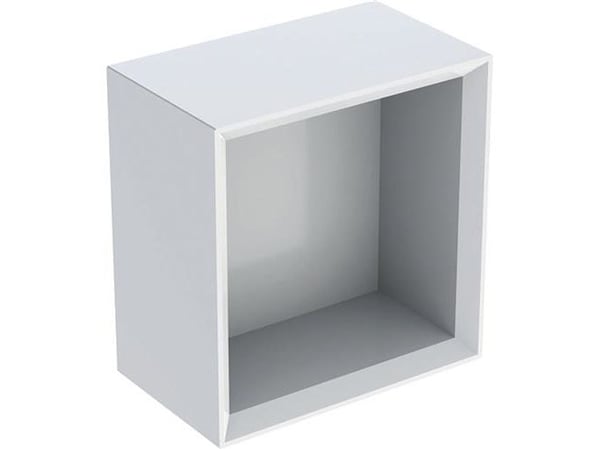 Vægboks iCon kvadratisk hvid blank