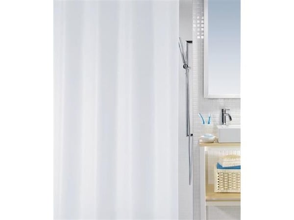 Badeforhæng 180-200cm. bio hvid