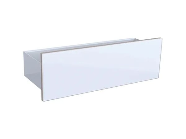acanto hylde 45cm. højglans/blank hvid
