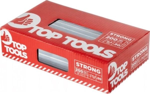 Liimapalat Top Tools 11 mm x 200 mm läpinäkyvä 50 kpl 42E151