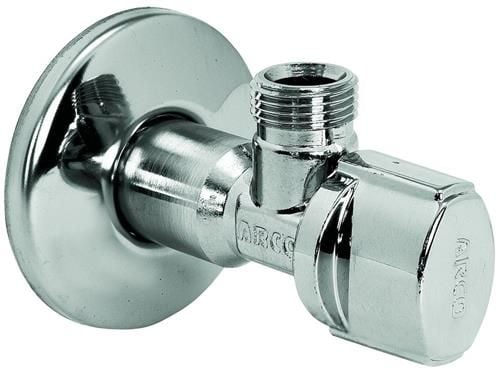 BROEN Arcofix vinkelløbende stopventil 1/2"x1/2" lang model - 95 mm