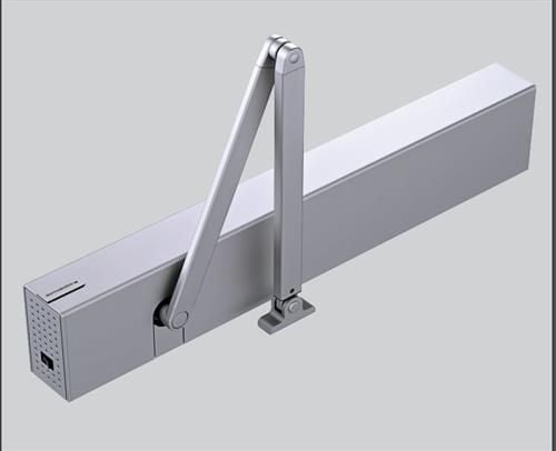 Aut. døråbner ED250 m/arm komplet sølv
