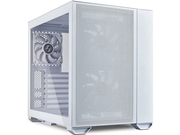 Lian Li O11 Air Mini kabinett (hvit, herdet glass)