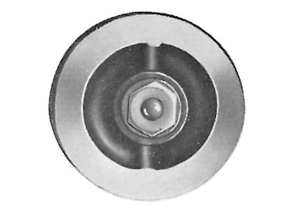 Portrulle 75mm jern u/beslag