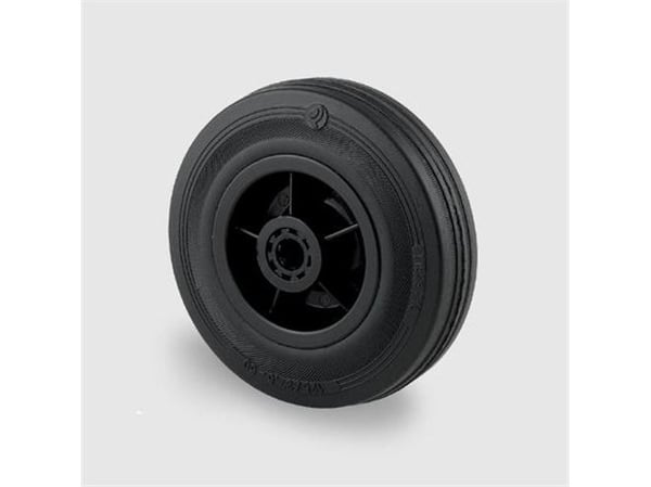 Puupyörä 160mm kumi litteällä vanteella 135kg PRR