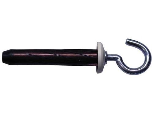 EXPANDET Rosett hulrumsplug 5x65mm rød, for to gipslag 18-30mm, med krog - (25 stk.)