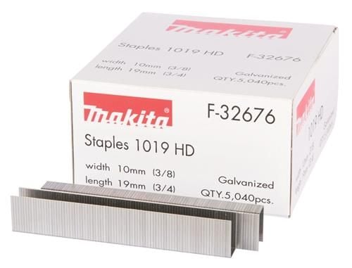 Makita 1019HD - Staples - 5040 delar - längd: 19 mm - bredd: 10 mm - för Makita DST221