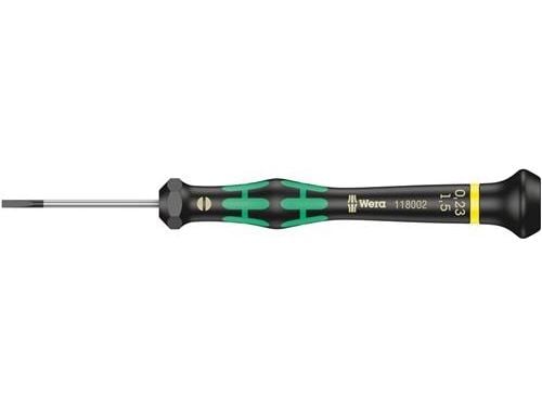 Wera 2035 elektronikkskrutrekker for rette spor, 13 mm, 13,7 cm, 13 mm, svart, grønn
