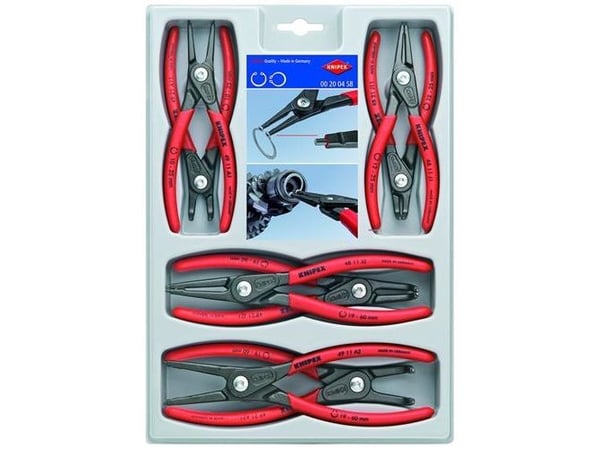 Knipex 00 20 04 SB, Tangsett, Rød, 1,27 kg