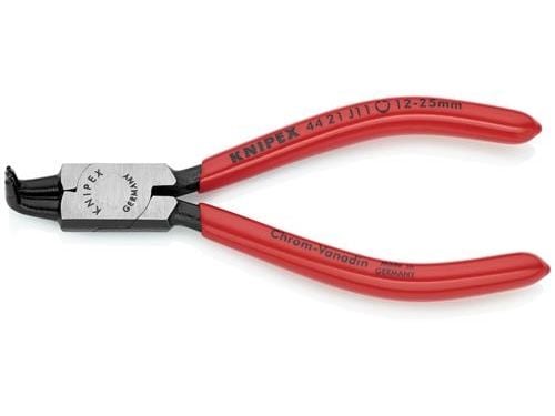 Knipex 44 21 J11, Låseringtang, Kromvanadiumstål, Plast, Rød, 130 mm, 88 g