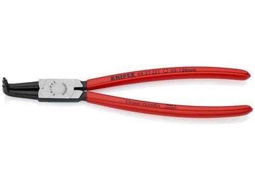 Knipex 44 21 J31, Låsringstång, Kromvanadinstål, Plast, Röd, 215 mm, 196 g