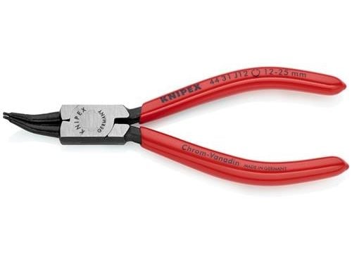 Knipex 44 31 J12, Låseringtang, Stål, Plast, Rød, 140 mm, 90 g