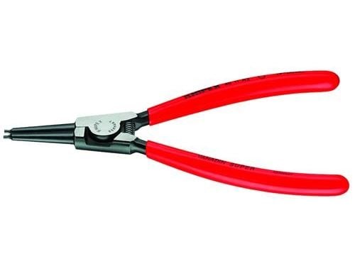 Knipex 46 11 A1, Låsringstång, Kromvanadinstål, Plast, Röd, 140 mm, 86 g