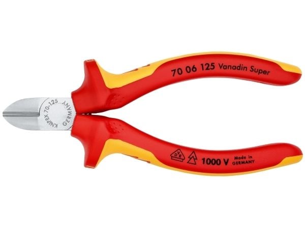 KNIPEX - Diagonalskjæretang - isolert - 125 mm
