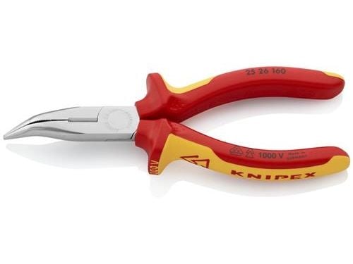 Knipex 25 26 160, Diagonal tang, Kromvanadiumstål, Plast, Oransje, Rød, 160 mm, 144 g