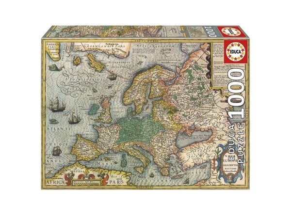 Educa 1000 Map Of Europe