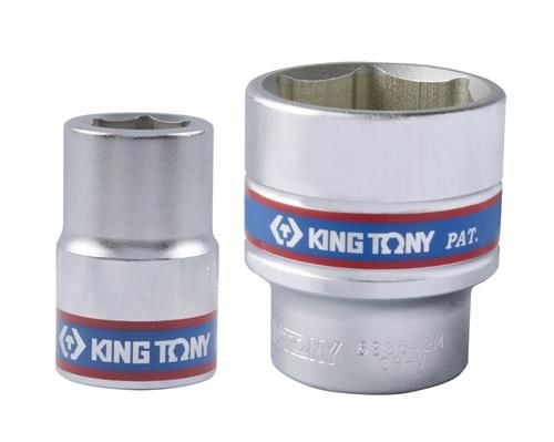 King Tony 6335M, Stikkontakt, 3/4", Metrisk, 1 hoder, 38 mm, Kromvanadiumstål