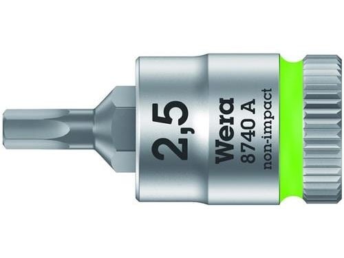 Wera 8740 A 05003331001 Unbrako hylsor 2,5 mm 1/4 (6,3 mm)