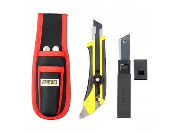 Olfa L-5 Kniv + LBB5 - ekstra blade + skede - 1626352