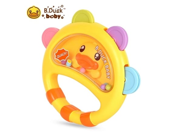 B.Duck Colorful Rattles Hand Bell