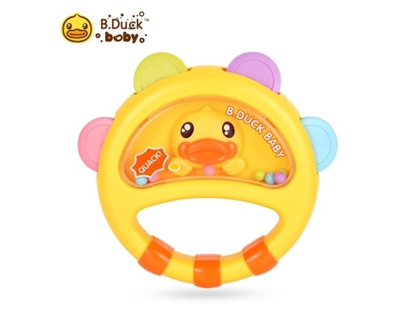 B.Duck Colorful Rattles Hand Bell