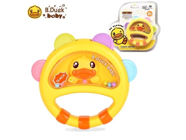 B.Duck Colorful Rattles Hand Bell
