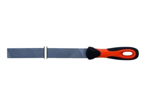 Bahco ERGO 4-153-08-1-2, Litteä kansio, Hienoleikkaus, Metalli, Muovi, Musta, Oranssi, Ergonominen, Lipsumisen estävä kädensija