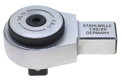 STAHLWILLE 735/20, 14,18 mm, 1 stykker, Sort, Rustfritt stål, Sort, 1/2", Tyskland
