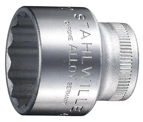 STAHLWILLE 02410016, Stikkontakt, 1/4", Imperisk, 1 hoder, 1/4", Stål