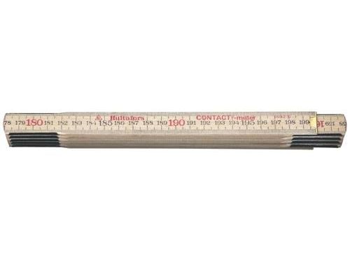 Tommestok 2 m 10 led træ - indvendig mål, 559-2-10, Hultafors 101804