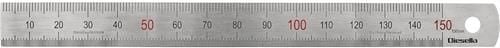 Stållineal 150X15X0,5 mm