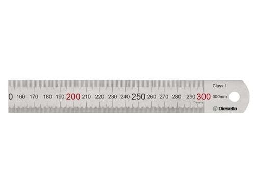 Stållineal 300x25x1,0mm