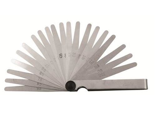 Søgerblade 0,05-1,00 mm (20 blade) 100 mm konisk afrunding og 10 mm bredde